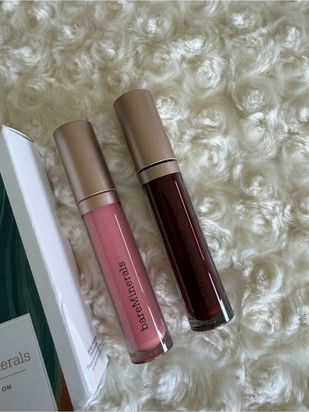 New bareMinerals Lip Gloss Duo - Serenity & Cranberry